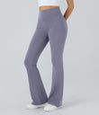 DayStretch High Waisted Pocket Flare Yoga Leggings - Icelandic Blue