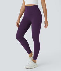 Halara UltraSculpt™ High Waisted Butt Lifting Tummy Control Pocket Shaping Workout Leggings - Blackberry Cordial