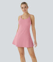 SoftlyZero™ Plush Backless Active Dress - Lemonade Pink