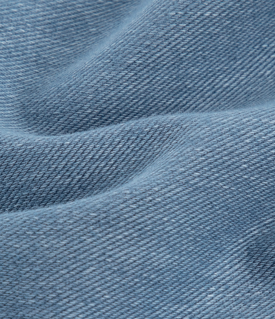 Halara Flex™ High Waisted Crossover Pocket Washed Casual Jeans - Washed Denim Sunny Blue