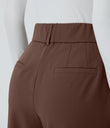 Halara Flex™ High Waisted Pocket Solid Work Tapered Pants - Rocky Road