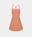 SoftlyZero™ Plush Backless Active Dress - Sun Baked