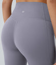 Halara UltraSculpt™ High Waisted Tummy Control Pocket Shaping Training Leggings - Falling Gray Purple