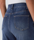 Halara Flex™ High Waisted Pockets Straight Leg Washed Casual Jeans - Paint Blue Denim