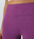 DayStretch High Waisted Pocket Flare Yoga Leggings - Deep Orchid