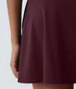 Flare Mini Dance Active Dress-Longer Length - Fig