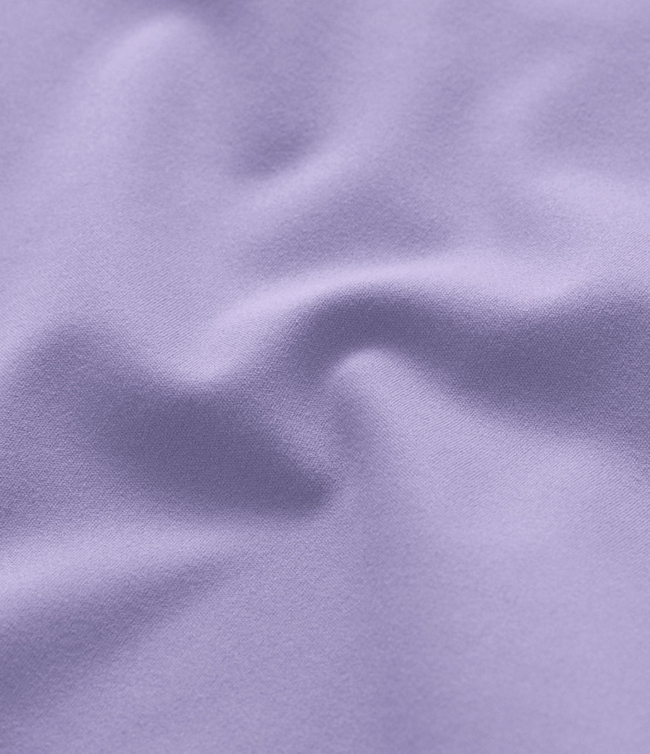 SoftlyZero™ Plush Double Straps 2-Piece Pocket Slip Dance Active Dress A-D Cups - Lavender