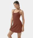 SoftlyZero™ Plush Backless Active Dress - Sequoia