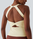 SoftlyZero™ Plush Cut Out Yoga Tank Top A-D Cups - Solitary Star