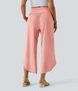 Breezeful™ High Waisted Crossover Quick Dry Resort Pants with Pockets - Blossom