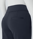 Halara Flex™ DayStretch Mid Rise Side Zipper Pocket Work Flare Pants - Midnight Blue