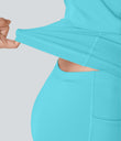 SoftlyZero™ Plush Backless Active Dress-Longer Length-Easy Peezy Edition - Baroque Blue