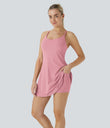 SoftlyZero™ Plush Backless Active Dress - Lemonade Pink