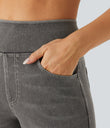Black Iron Gray Denim