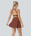 SoftlyZero™ Airy Backless Twisted Cool Touch Dance Active Dress-Easy Peezy Edition - Sequoia