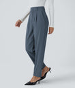 Halara Flex™ High Waisted Pocket Solid Work Tapered Pants - Coronet Blue