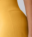 OneForm Seamless Flow High Waisted Booty Scrunch Leggings - Aspen Gold