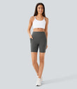 Halara UltraSculpt™ High Waisted Scrunch Butt Lifting Tummy Control Side Pocket Shaping Workout Biker Shorts 7'' - Volcanic Ash