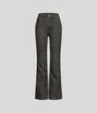 Halara Flex™ Mid Rise Pockets Casual Bootcut Jeans - Hemp Rope Black Denim