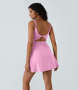 SoftlyZero™ Plush Double Straps 2-Piece Pocket Slip Dance Active Dress A-D Cups - Nosegay