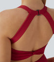 SoftlyZero™ Airy Backless Twisted Cool Touch Dance Active Dress-Easy Peezy Edition - Salsa