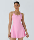 Backless Twisted Active Dress - Nosegay
