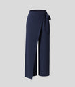 Halara Flex™ High Waisted Tie Side Wide Leg Work Pants - Peacoat