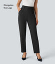 Halara Flex™ High Waisted Pocket Solid Work Tapered Pants - Black