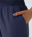Breezeful™ High Waisted Crossover Quick Dry Resort Pants with Pockets - Patriot Blue