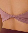 Double Straps Cropped Yoga Tank Top - Nostalgia Rose