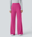 Halara Flex™ DayStretch High Waisted Pocket Work Flare Pants - Raspberry Rose