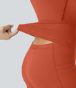 SoftlyZero™ Airy Backless Twisted Cool Touch Dance Active Dress-Easy Peezy Edition - Orange Rust