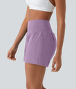 SoftlyZero™ Airy Super High Waisted 2-in-1  Cool Touch Yoga Shorts 5'' with Pockets-Longer Length - Orchid Bouquet
