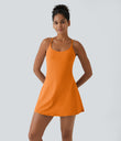 SoftlyZero™ Plush Backless Active Dress-Easy Peezy Edition - Sun Orange