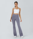 DayStretch High Waisted Pocket Flare Yoga Leggings - Icelandic Blue