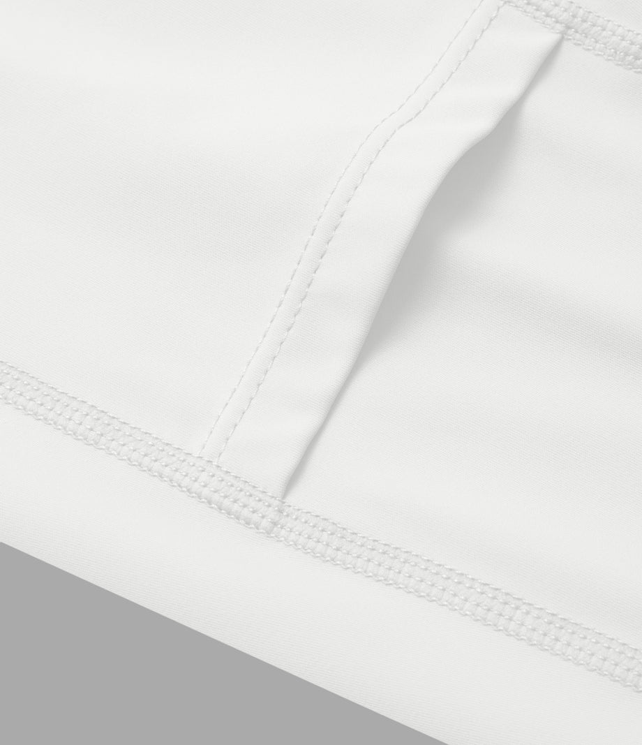 Backless Twisted Active Dress - White