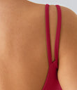 Double Straps Cropped Yoga Tank Top - Scarlet Sage