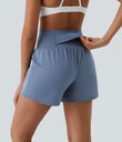 SoftlyZero™ Airy Super High Waisted 2-in-1  Cool Touch Yoga Shorts 5'' with Pockets-Longer Length - Infinity