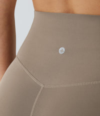 Halara UltraSculpt™ High Waisted Tummy Control Pocket Shaping Training Capri Leggings - Dawn Brown