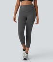 Halara UltraSculpt™ High Waisted Scrunch Butt Lifting Tummy Control Pocket Shaping Capri Training Leggings - Volcanic Ash