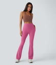 Halara UltraSculpt™ High Waisted Tummy Control Pocket Shaping Yoga Bootcut Leggings - Pink Power