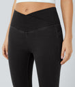 Halara Flex™ Crossover Pocket Washed Denim Work Leggings - Black Denim