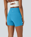 Halara UltraSculpt™ High Waisted Tummy Control Side Pocket Shaping Training Biker Shorts 5'' - Swim Cap