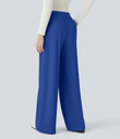 Halara Flex™ High Waisted Body Sculpt Waist-Slimming Pocket Wide Leg Micro Waffle Work Pants - Surf the Web