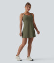 Softlyzero™ Plush Backless Active Dress-Easy Peezy Edition DD-F - Grass Grey Green