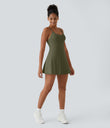 SoftlyZero™ Plush Backless Active Dress-Easy Peezy Edition - Grass Grey Green