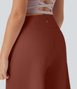 SoftlyZero™ Airy High Waisted Pockets Cool Touch Yoga Bermuda Shorts - Brandy Brown