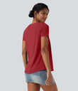 Square Neck Short Sleeve Casual Top - Emboldened