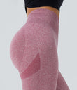 OneForm Seamless Flow High Waisted Booty Scrunch Leggings - Bridal Rose
