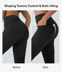 Halara UltraSculpt™ High Waisted Butt Lifting Tummy Control Pocket Shaping Workout Leggings - Volcanic Ash